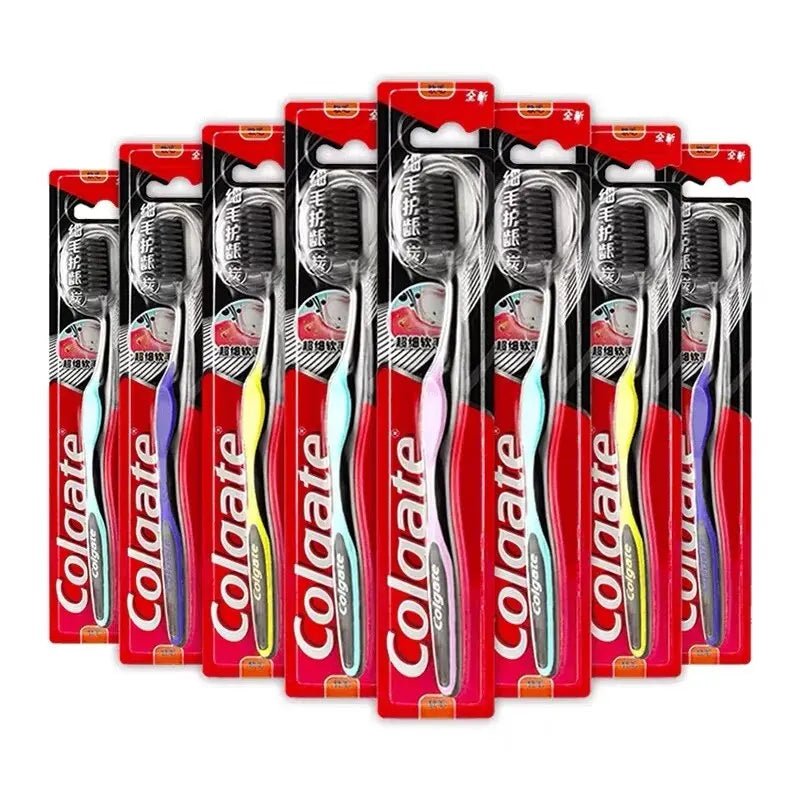 Charcoal Infused Ultra-Soft Toothbrush (8pcs)